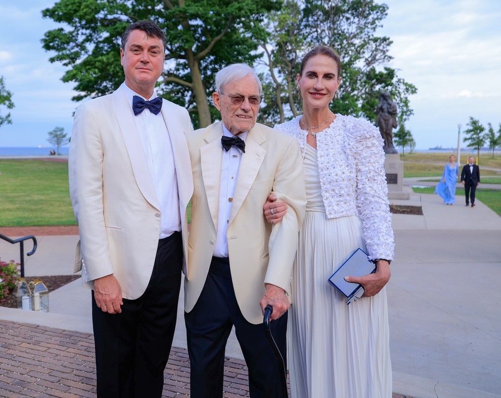 Michael Burns, Bill Gantz and Caroline Gantz Burns